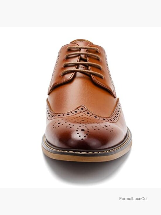 Men\'s Oxford Dress Shoes Lace-Up Formal Wingtip Business Casual